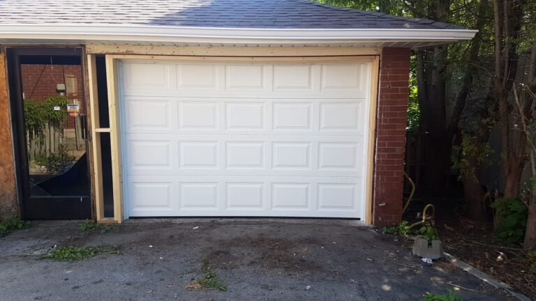 modern-white-color-garage-door