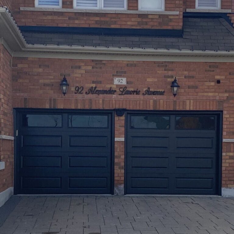 double garage door installation in North York