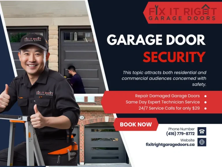 garage door security tips 