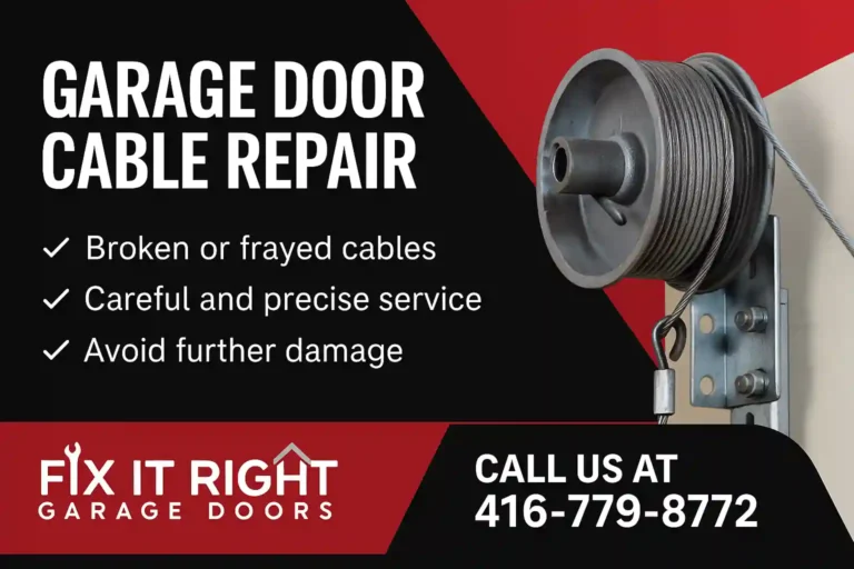 Garage Door Cable Repair: Your Essential Guide to Safety and Solutions 🛠️