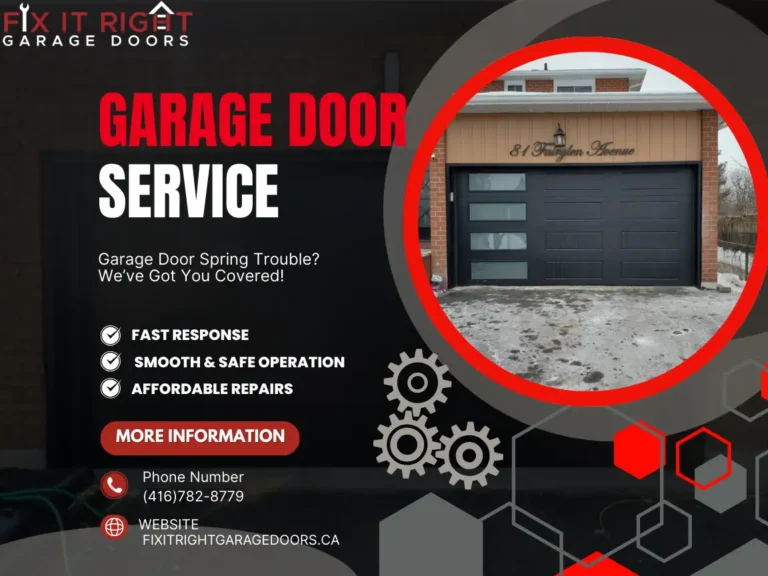 The Sudden Silence: Why Your Garage Door Springs Repair is a Top Priority