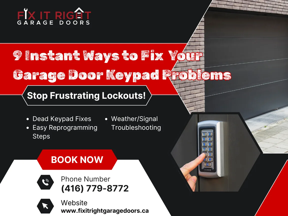 Fix Garage Door Keypad
