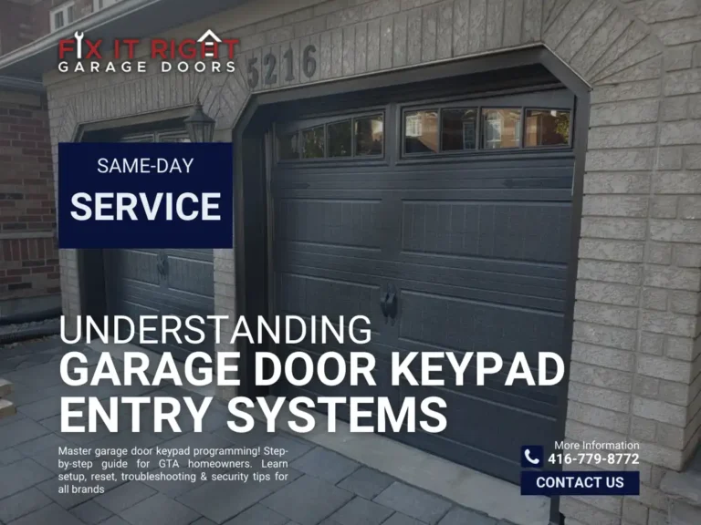 Understanding Garage Door Keypad Entry Systems 🔐